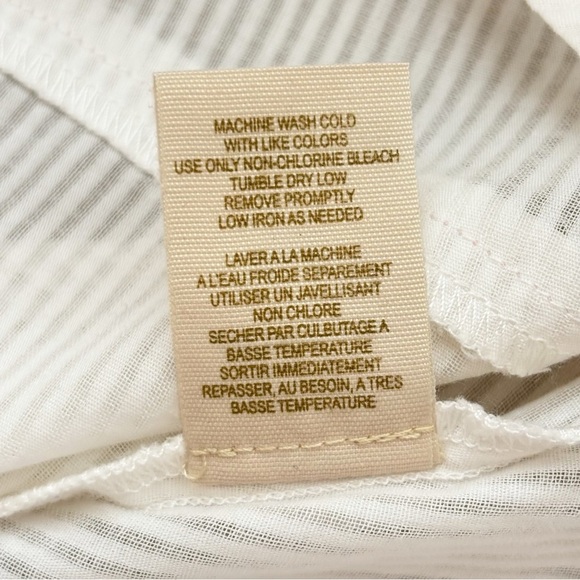 Free People Ombre Pink White Front Zipper Tank Top Fairycore Coquette Size 4 - Picture 9 of 11